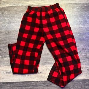 Red Flannel Pajama Pants, Size M